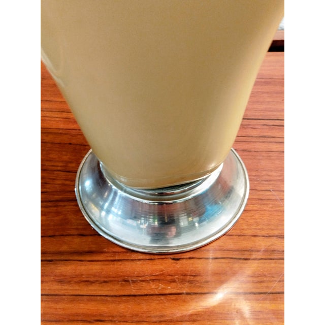 Glass Large Yellow Glass Vase, Spain, 1960s For Sale - Image 7 of 8