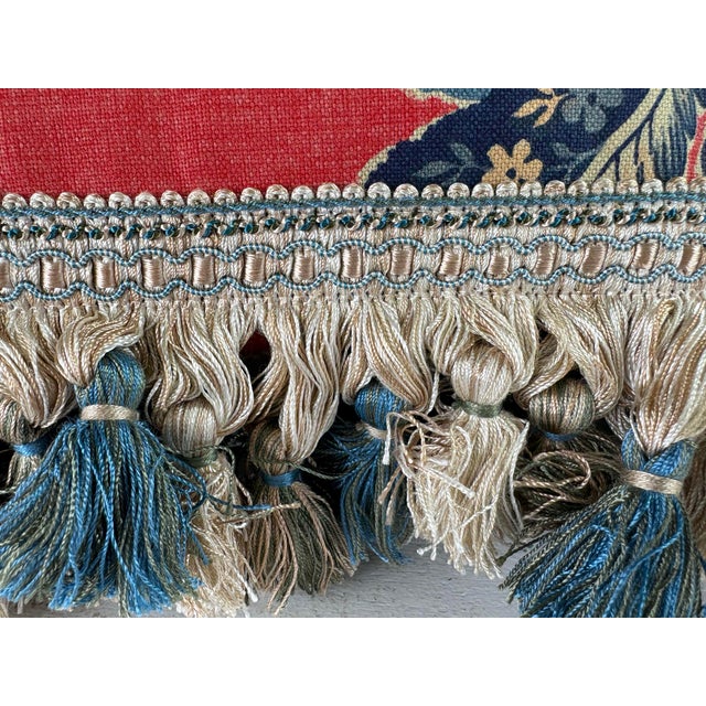 Brunschwig & Fils Vintage Brunschwig & Fils French Country Cotton Print Pillows/Pair For Sale - Image 4 of 10