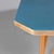 Brown Rectangular Table with Blue Formica Top, 1950 For Sale - Image 8 of 14