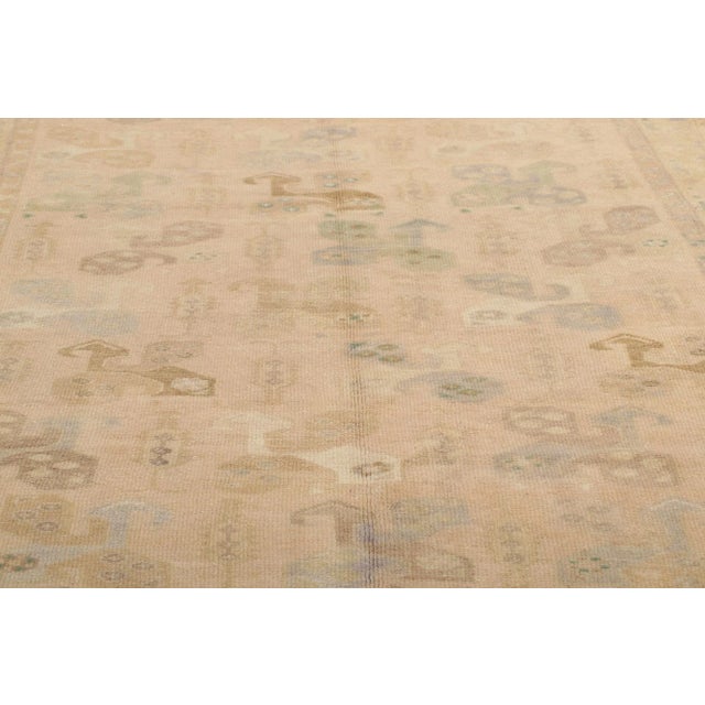 Vintage Turkish Oushak Rug - 04'03 X 07'02 For Sale - Image 4 of 8