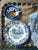 Vintage Johnson Brothers Coaching Scenes Blue Bread Plates – Set of 3 For Sale - Image 11 of 11