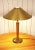 Large Swedish Brass and Oak Table Lamp by Boréns, 1940s For Sale - Image 3 of 13