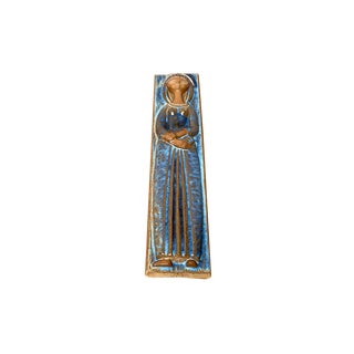 Mid-Century Danish Studio Pottery Wall Plaque by Marianne Stark for Michael Andersen, 1960s For Sale