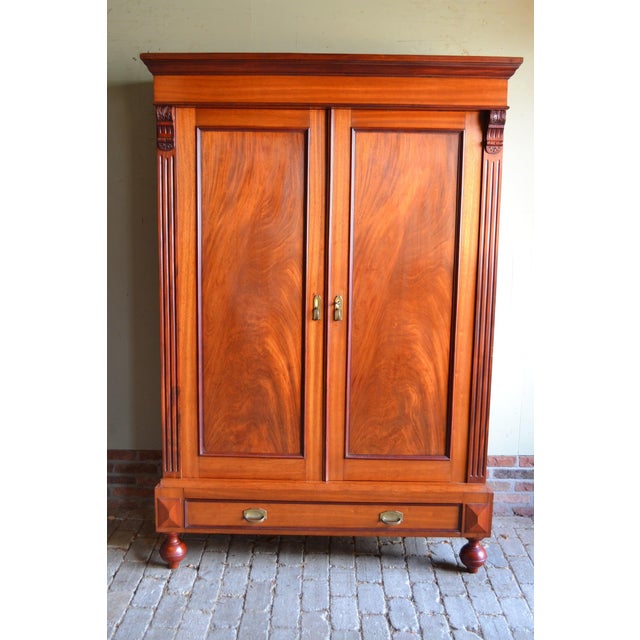 Antique Cabinet in Mahogany For Sale - Image 9 of 10
