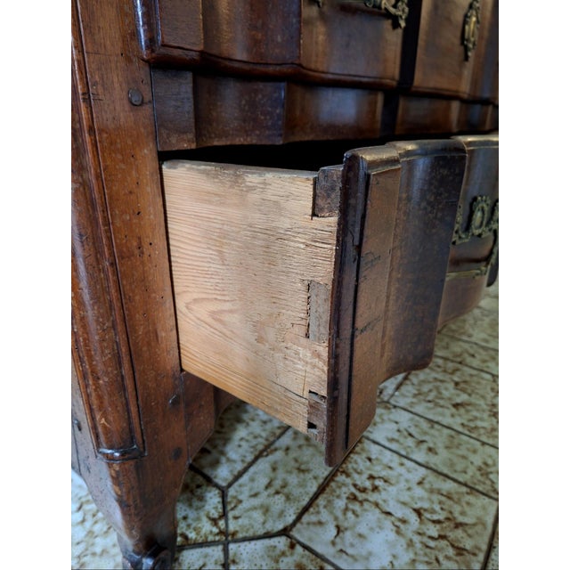 Louis XV Bordeaux-Style Mahogany Commode with Marble Top For Sale - Image 3 of 9