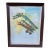 Vintage Framed Watercolor of the Red Baron World War L Fighter Plane For Sale