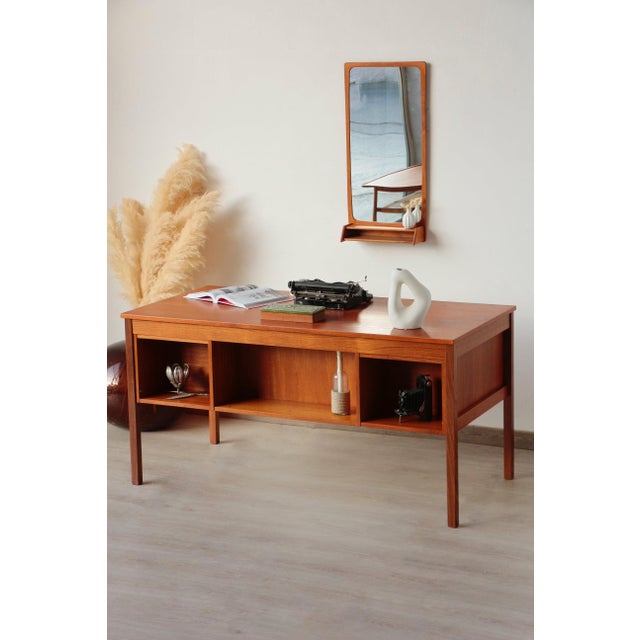 Vintage Danish Teak Desk from Domino Møbler, 1960s For Sale - Image 17 of 18