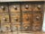 Brown Antique 18 Drawer Apothecary Cabinet For Sale - Image 8 of 12