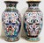Pair of Chinese Cloisonné Vases with Egyptian Revival Motifs, Late-20th Century A dramatic pair of Chinese cloisonné...