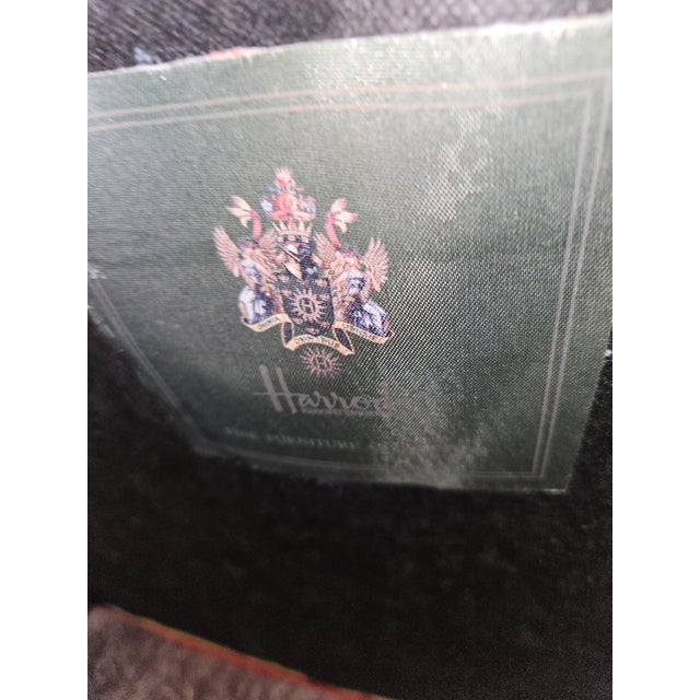 Interesting Upolstered Club Chairs From Harrods of London - A Pair For Sale In Philadelphia - Image 6 of 7