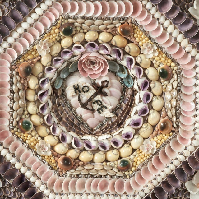 English British Colonial West Indies Style Sailors Valentine For Sale - Image 3 of 10