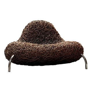 Rattan Wicker Nest Chair from Udom Udomsrianan & Planet 2001, Thailand, 2000s For Sale