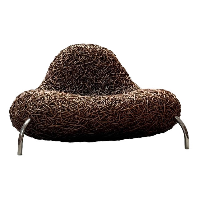 Rattan Wicker Nest Chair from Udom Udomsrianan & Planet 2001, Thailand, 2000s For Sale
