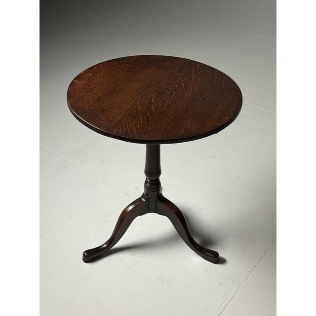 Tilt Top Table in Oak, 19th Century For Sale - Image 18 of 18