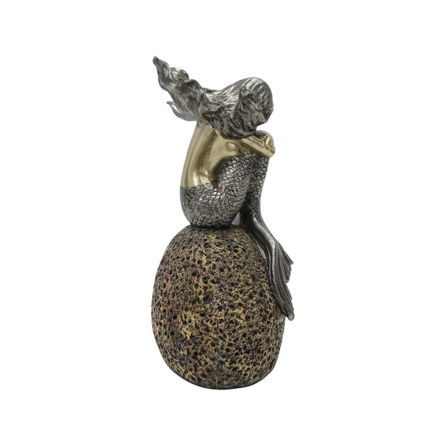 Mermaid on Rock Statue For Sale In Chicago - Image 6 of 9