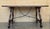 20th Dining or Console Table of Walnut with Lyre Legs and Heavy Top, Spain For Sale - Image 17 of 18