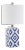 LyDiameter Table Lamp - White & Blue For Sale