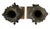 Brown Pair of Antique Late 19th Century French Bronze Urns Cassolettes Marble Bases For Sale - Image 8 of 12