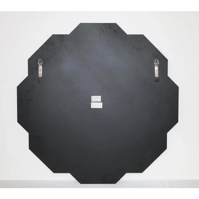Contemporary Octagonal Decorative Wall Mirror For Sale - Image 4 of 6