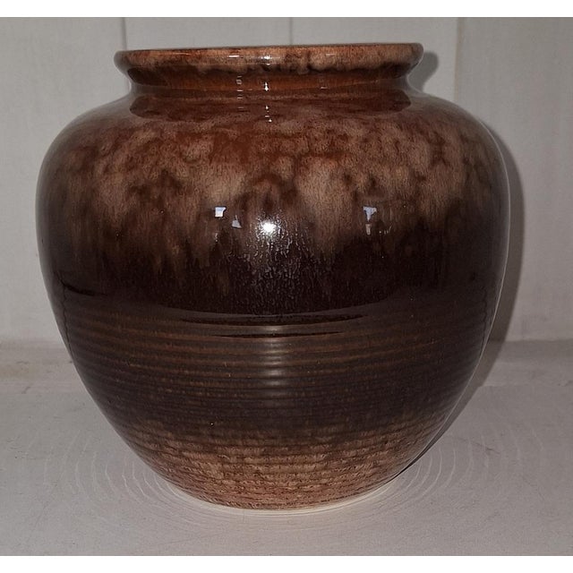 Vintage Ceramic Vase by Veb Steingut Elsterwerder, 1970s For Sale - Image 6 of 6