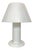 White Lacquered Table Lamp by Guzzini, 1970s For Sale