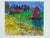 Mid-Century Modern Exceptional Mid-Century Original Oil on Paper - Sally Turner For Sale - Image 3 of 8