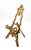 Brass Vintage Ornate Floral Brass Display Easel — Rococo Revival / Hollywood Regency / Traditional For Sale - Image 8 of 9