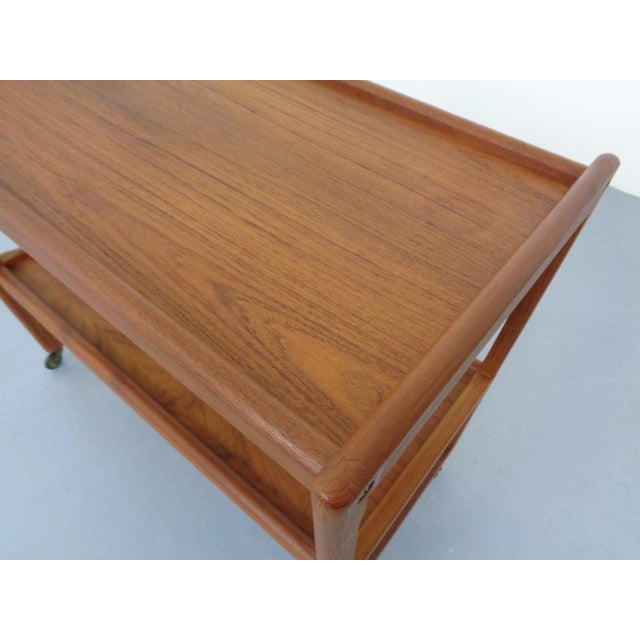 Teak Bar Cart by Holger Georg Jensen for Kubus, Denmark, 1960s For Sale - Image 16 of 18