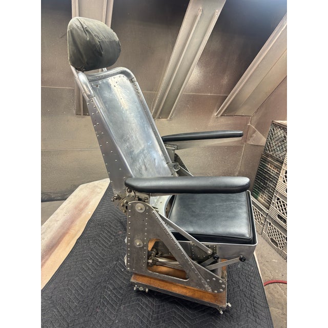 The American Military Aluminum Aircraft Seat is a historically significant piece of military aviation collectible. Made in...
