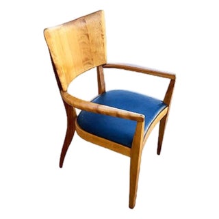 Restored Mid-Century "Stingray" Birch Armchair Dining Chair Attributed to Heywood Wakefield For Sale