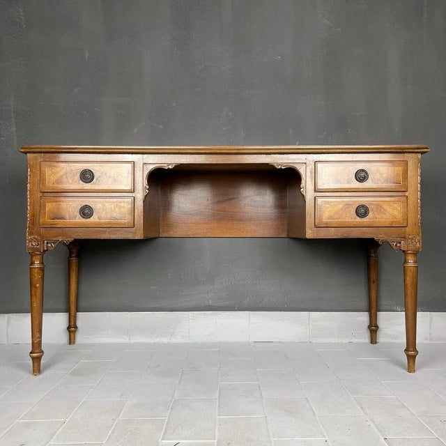 Mid-Century Modern Italian Wood Sideboard, 1950s For Sale - Image 3 of 13