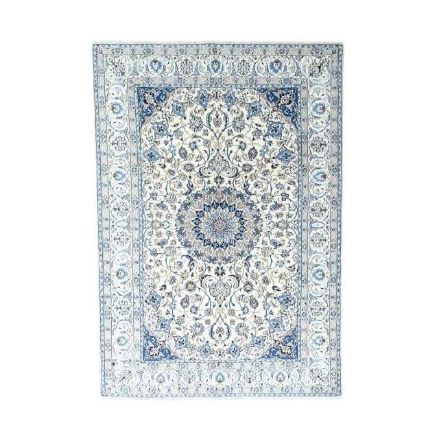 Hand-Knotted Oriental Rug with Silk For Sale - Image 13 of 13