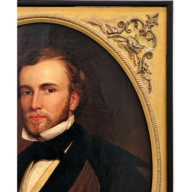 Portrait of a Mid 19th-Century Young American Gentleman For Sale - Image 4 of 9