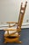 Wood Late 19th Century Maple Spindle Back Platform Rocker For Sale - Image 7 of 10