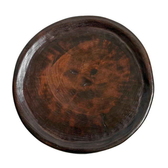 Tribal Mid 20th Century Tribal Carved Vintage Bamileke Stool / Side Table For Sale - Image 3 of 5