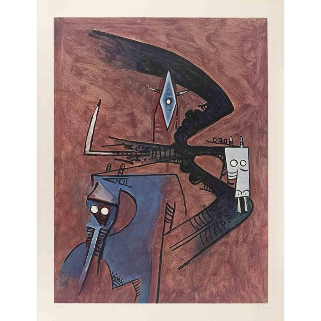 Modern Wifredo Lam, Untitled, 1970s, Lithograph For Sale - Image 3 of 3