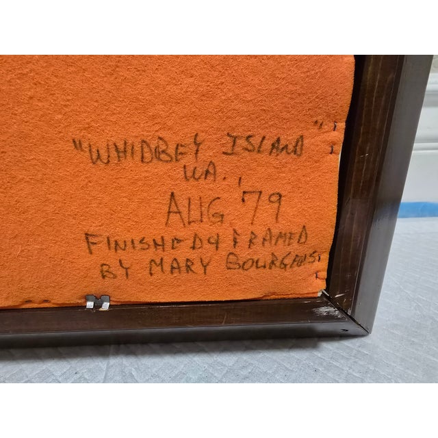 1970s Whidbey Island Wa Handmade Mid Century Modern Wall Decor For Sale - Image 13 of 16