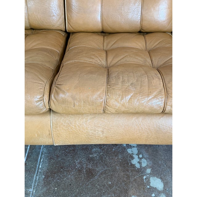 Vintage 1970s Buffalo Leather Attributed to Arne Norell "Mexico" Sofa For Sale - Image 18 of 18