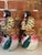 Mid-20th Century Chinoiserie Porcelain Monkey & Longevity Peach Figurines - Pair For Sale - Image 9 of 13
