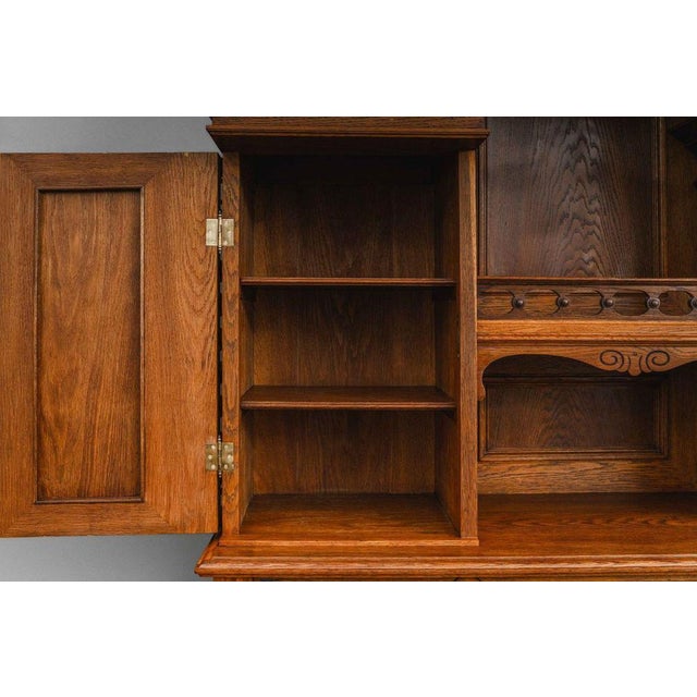 Gründerzeit Oak Buffet, Late 19th Century For Sale - Image 12 of 18
