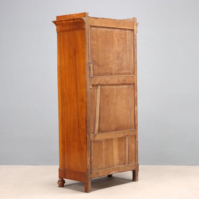 Antique Charles X Wardrobe in Mahogany, Italy, 19th Century For Sale - Image 11 of 12
