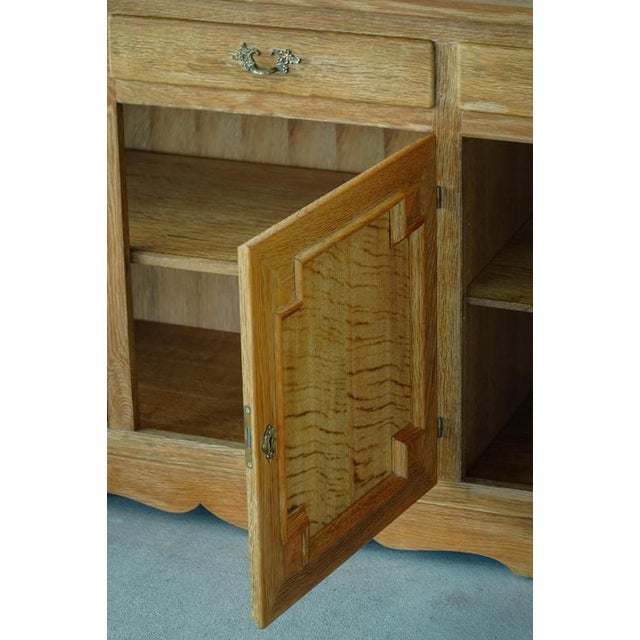 Gold Mid-Century Modern Danish Oak Sideboard, 1970s For Sale - Image 8 of 18