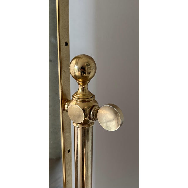 Brass Psyche Mirror For Sale - Image 9 of 12