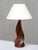 Sculptural Table Lamps in Mahogany by Claude Chauvy, France, 1950s, Set of 2 For Sale - Image 4 of 17