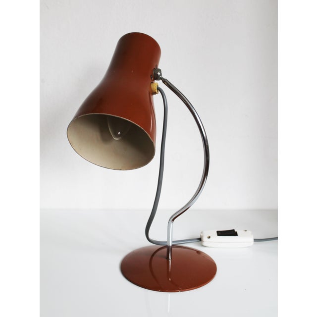 Mid-Century Modern Desk Lamp attributed to Josef Hurka for Napako, 1960s For Sale - Image 3 of 16