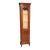 19th Century French Provincial Walnut Vitrine For Sale