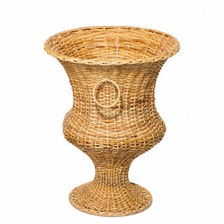 Large Wicker Urn
