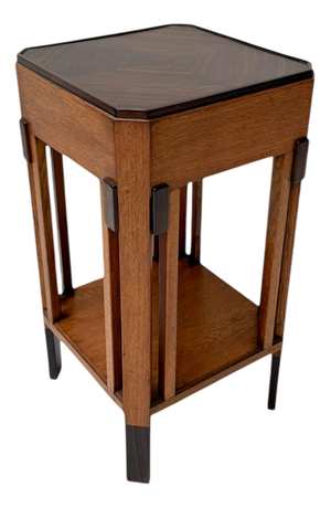 Art Deco Pedestal by Anton Lucas for N.V. Meubelkunst Leiden, 1920s