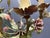 Italian Tole & Ceramic Floral Chandelier, 1960s For Sale - Image 3 of 18