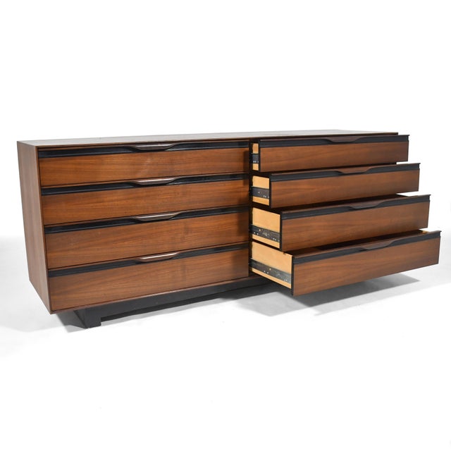 Mid 20th Century John Kapel Walnut Dresser by Glenn of California For Sale - Image 5 of 8